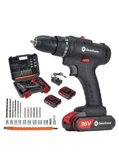 Buy 36V Upgrade Electric Drill, Multifunctional Electric Impact Cordless Drill, High-power Lithium Battery, Wireless Hand Drills, Home DIY Electric Power Tools in Saudi Arabia