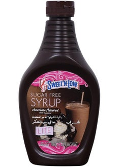 Buy Sugar Free Syrup Chocolate Flavored With Sweetner Lite 510 G in UAE