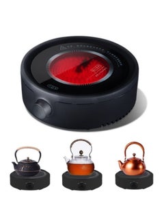 Buy Electric Mini Coffee Pot Warmer, Electric Teapot Stove Portable, 800W Electric Ceramic Stove Coffee Heater,Black in UAE