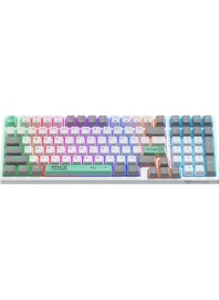 Buy G38 Mechanical Gaming Keyboard with Brown Switches, 80% Compact Keyboard, 98 Keys, 6 Colors Backlit Keyboard for PC,MacBook,Laptop, Desktop, Wired Computer Keyboard for Windows in UAE