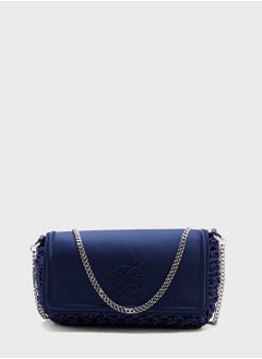 Buy Evaalin Logo Detailed Flap Over Crossbody in Saudi Arabia