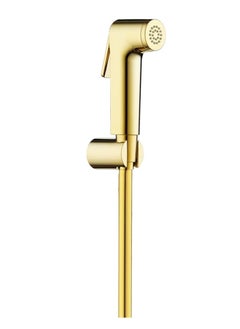 Buy HESANIT Hand Held Bidet Sprayer Shattaf, Hand Held Solid Brass Bidet Toilet Sprayer- Gold in UAE