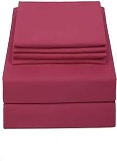 اشتري Snooze, Fitted bed sheet set, 3Pcs,160 * 200 cm Mexican pink في مصر