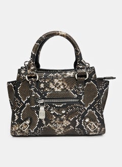 Buy Snake Pattern Leather Cross Body Bag in Egypt