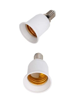 Buy 2-Piece Base Screw Light Lamp Bulb Holder Adapter Socket Converter in Egypt