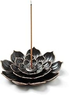 اشتري Incense Holder, Lotus Incense Holder for Sticks with Ash Catcher and Gourd Portable Incense Burner Incense Stick Holder for Meditation Yoga Home Decor في مصر