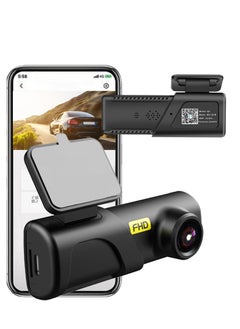 Buy Front and Rear Dash Camera in Clearance 1080P High-Definition 160 Degree Wide-Angle Wifi Mobile Phone Interconnection Intelligent Voice Control 24-Hour ParkingWith 32GB Card in Saudi Arabia