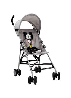 Buy Mickey Mouse Umbrella Stroller With Carry Strap, Grey in Saudi Arabia