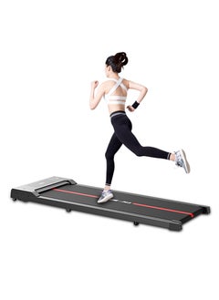 Buy 1-6KM/H Household Flat Electric Treadmill Easy to Store and Foldable 121*50*8CM in UAE