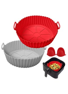 Buy 2 Pack Air Fryer Silicone Liners Pot in Saudi Arabia