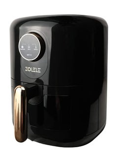 Buy Zolele ZA004 Electric Air Fryer 4.5L Capacity Non-Stick Coating Frying Basket Knob Control Temperature 80 200 Degree Celsius 4D Hot Air Circulation Pull Pan Automatic Power Off 1400W Power Black in UAE