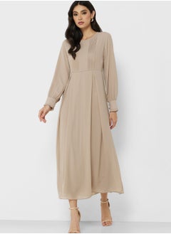 Buy Pintuck Detail Dress in Saudi Arabia