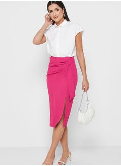 Buy Twist Detail Skirt in Saudi Arabia