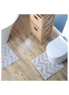 اشتري Delaware Textured Bath Mat - Set of 2. في السعودية