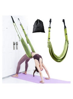 Buy Yoga Resistance Band Yoga Fitness Stretching Strap Dance Lower Waist Training,Adjustable Back Bend Assist Trainer,Yoga Stretching Strap,Home Equipment for Ballet,Dance Green in UAE