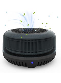 Buy Compact Air Purifier for Car and Small Spaces - True H13 HEPA Filter | USB-Powered Quiet Ionizer | Ideal for Bedrooms, Cars, and Pet Areas in Saudi Arabia