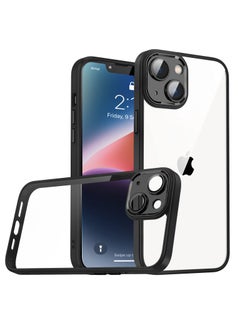 Buy Bumper Protective Case for Iphone 13 6.1 Silicone TPU Bumper Ultra Durable Ultra-Safe Camera Optimum Solution Black in Egypt