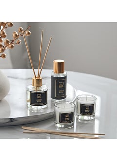 Buy Rabia Amber Musk Home Fragrance Gift Set 6 x 7 x 6 cm in UAE