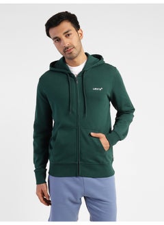 Buy Men's Solid Hooded Sweatshirt in Egypt