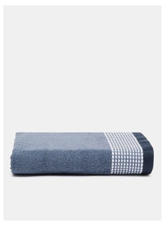 اشتري Jasper Hand Towel 550 GSM 100% Cotton Terry 50x90 cm -Soft Feel Super Absorbent Quick Dry Blue في الامارات