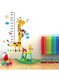 Buy ORiTi Cartoon Giraffe Growth Chart Wall Sticker Multicolour in UAE