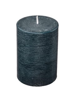 Buy Scented Pillar Candle Vetiver & Geranium Black Turquoise 30 Hr in Saudi Arabia