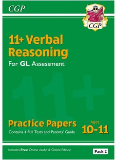 اشتري 11+ GL Verbal Reasoning Practice Papers: Ages 10-11 - Pack 2 (with Parents' Guide & Online Ed) في الامارات