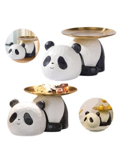 اشتري Panda Key Storage Tray, Panda Key Storage Statues, Resin Panda Organizer Tray, Panda Animal Sculpture, Panda Home Decoration Storage Tray Statues for Living Room, Decorative Desktop Holder في الامارات