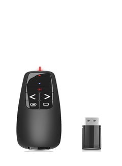 اشتري 2.4Ghz Wireless Presenter With Laser Pointer Pen Black في السعودية