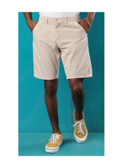 Buy Solid Beige Casual Short in Egypt
