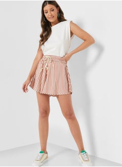 Buy Striped Wide Leg Shorts in UAE