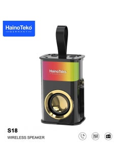 اشتري هاينو تيكو ألمانيا S18 مكبر صوت لاسلكي صغير محمول بتقنية البلوتوث في الامارات
