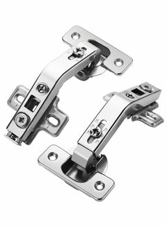 Buy 2 PCS 135Degree Hinges Full Overlay Concealed Frameless Lazy Susan Corner Kitchen Cabinet Replacement Bi Folding Folding Cabinet Door Hinges with Screws, Soft Closing Cupboard Folden Door in UAE
