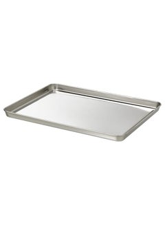 Buy Serving tray stainless steel 40x30 cm in Saudi Arabia
