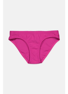 اشتري Women Plain Bikini Bottom, Fuchsia في السعودية