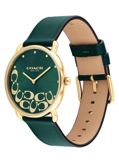 اشتري COACH ROUND ANALOG WOMEN'S GREEN CASE WATCH - 14504337 في السعودية