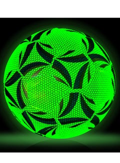 اشتري Light Up Soccer Ball Size 5, Glow in The Dark Soccer Ball Luminous Soccer Balls for Day&Night Games and Training Gifts for Men Youth and Adult Night Games في الامارات