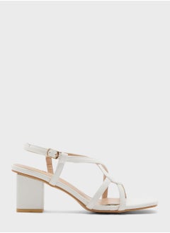 Buy Cross Over Ankle Strap Sandal in UAE