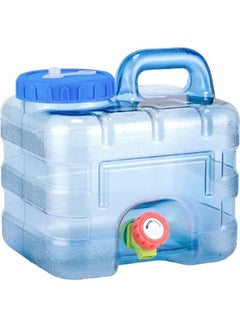 اشتري Water Storage Containers Gallon Portable Large Tank with Faucet for Outdoor Camping Picnic Hiking Car Driving Home Emergency Water Storage في الامارات