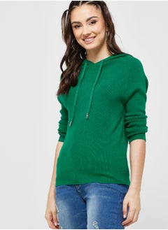 Buy Hooded Knitted Sweater in UAE