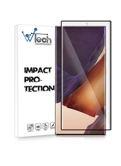 Buy 5D Full Curved Tempered Glass Screen Protector For Samsung Galaxy Note20 Ultra Clear/Black in Saudi Arabia