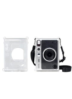 اشتري Protective Case for Fujifilm Instax Mini EVO Camera - Crystal Hard PVC Cover with Removable Shoulder Strap في الامارات