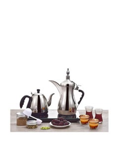 Buy Gulf Dalla Deluxe Electric Arabic Coffee Tea Maker 1600W 1000Ml+600Ml in UAE