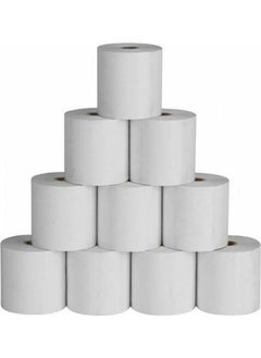 Buy Emigo 10-Pieces Thermal Paper Receipt Roll 48GSM 80X80mm in UAE