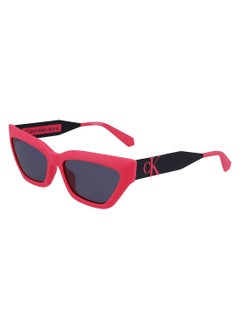 Buy Full Rim Bio Injected Cat Eye Calvin Klein Jeans Sun Ckj22640S 5716 (675) Pink in UAE