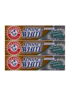 Buy Advance White Tartar Control Toothpaste - Brilliant Sparkle Cream 115g Pack of 3 in UAE