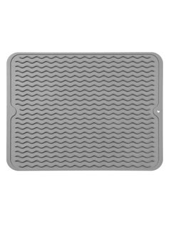 Buy Silicone Dish Drying Mat for Multiple Usage,Easy clean,Eco-friendly,Heat-resistant Silicone Mat for Kitchen Counter or Sink,Refrigerator or drawer liner 16 inches x12 inches(Gray) in Saudi Arabia