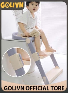 Buy Kids Toilet Seat Potty Chair With Adjustable Ladder in Saudi Arabia