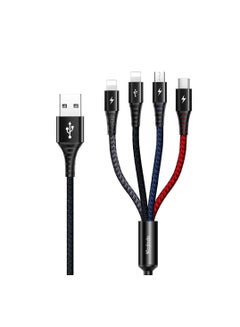 Buy Armor Series 4 in 1 Lightning*2+Micro USB+Type-c Cable 1.2m in Egypt