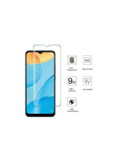 Buy OPPO A54S Tempered Glass Screen Protection Clear Durable Protector in UAE